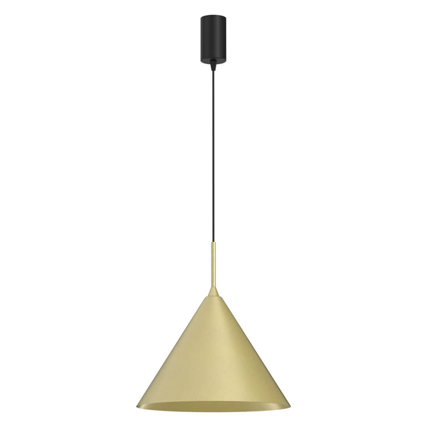 Trójkątna lampa wisząca Capital MLP0957 Milagro złoty czarny