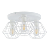 Sufitowa potrójna lampa loftowa Diamond 6214 TK Lighting druciana biała