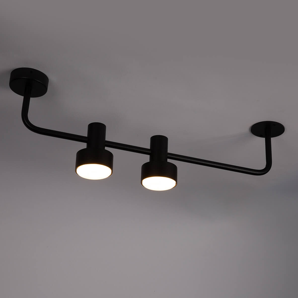 Lampa sufitowa z ramionami Mona 40900 Sigma metalowa czarna