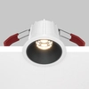 Lampa wpuszczana Alfa DL043-01-10W3K-D-RD-WB LED 10W 3000K biały czarny