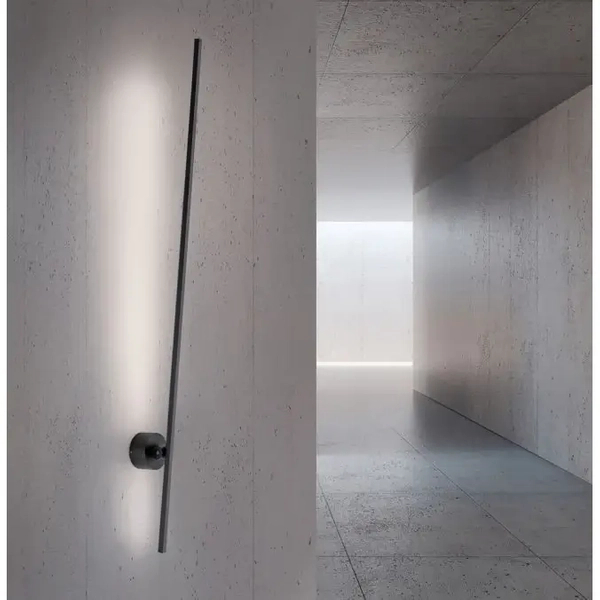 Ścienna lampa metalowa Inigo LED 11W 3000K kinkiet listwa czarna