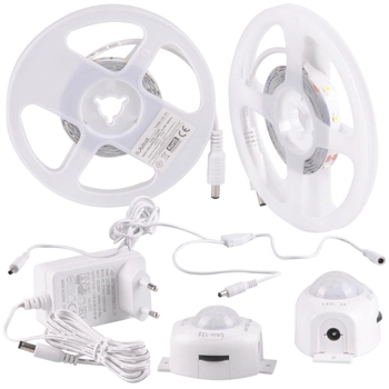 Taśma LED 316400 16,5W 4000K 2x2m z czujnikiem ruchu i zmierzchu biała