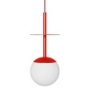 Wisząca lampa do kuchni PLAAT A PLA11212P0 czerwony pomarańczowy