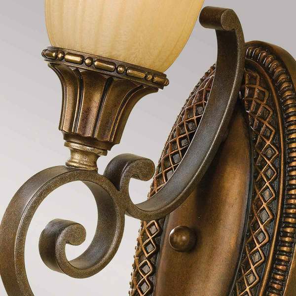 Lampa ścienna Kelham Hall FE-KELHAM-HALL1 Feiss metal szkło złoty brązowy