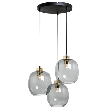 Wisząca lampa molekułowa Omega 4573 TK Lighting szklana czarna złota