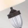 Lampa stojąca QZ-DENNISON-PB na biurko brązowa beżowa