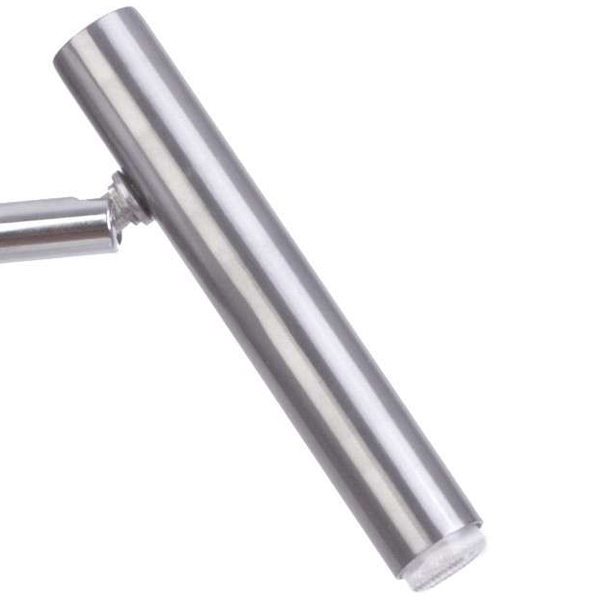 Kinkiet LAMPA ścienna SOPEL 33214 Sigma metalowa OPRAWA regulowana tuba modernistyczna srebrna