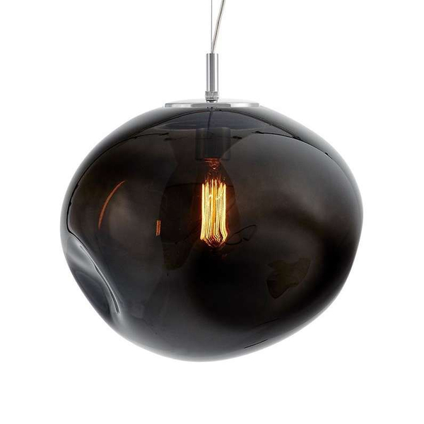 LAMPA wisząca AVIA L 10423108 Kaspa szklana OPRAWA zwis grafitowy
