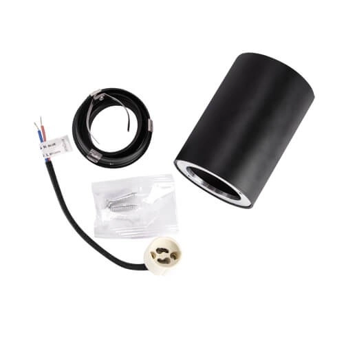 Spot LAMPA sufitowa BEMOL 03533 Ideus metalowa OPRAWA natynkowa tuba czarna