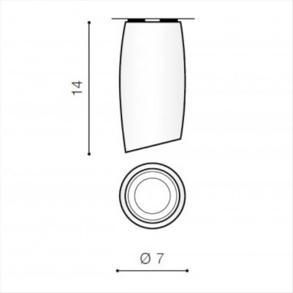 Lampa sufitowa Vasko AZ1490 downlight do sypialni chrom