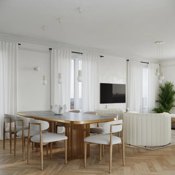 Wisząca lampa minimalistyczna HALO SL.1719 ryflowana kula beżowa