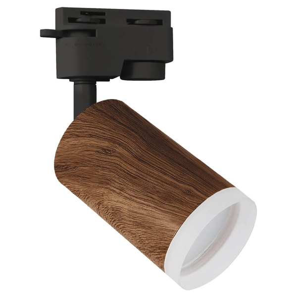 Reflektor na szynoprzewody Zadra 4328 Ideus regulowana tuba drewniany