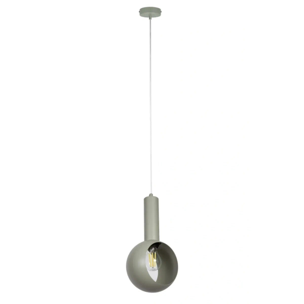 Lampa wisząca szałwiowa VITRUM metalowe oczko 1xE27 do sypialni 41551