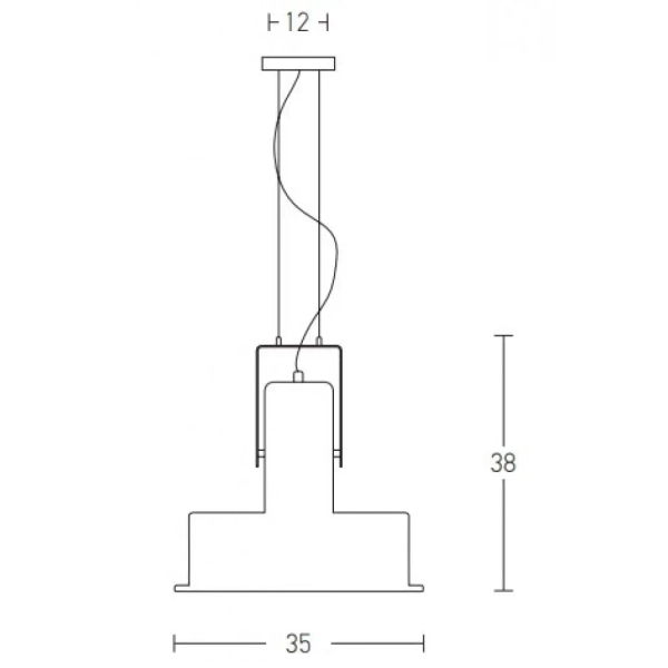 Loftowa wisząca lampa 1644 do salonu tuba regulowana czarny