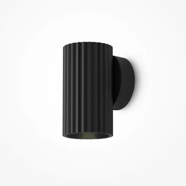 Ścienna lampa podłużna Calipso C106WL-01-GU10-B tuba czarna