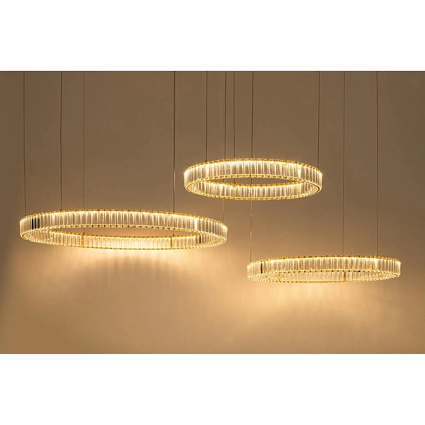 Lampa wisząca glamour Liberty MSE1501100190 Moosee LED 105W 3000K złota