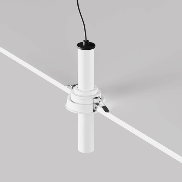 Podłużna lampa sufitowa Focus C140RS-L200-7W3K-W LED 7W 3000K biała