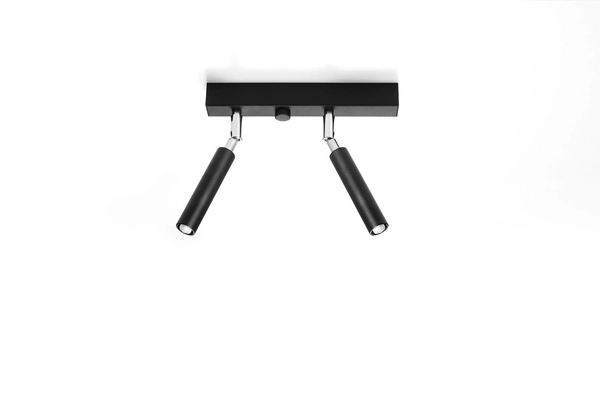 Regulowana LAMPA sufitowa SL.0898 metalowa OPRAWA tuby loftowe czarne