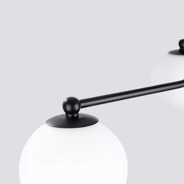 Kulista lampa sufitowa ASTRAL SL.1662 potrójna biała czarna