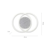 Lampa sufitowa z regulacją barwy YUKI biała 6025-55 3xLED 48W 2700-5000K CCT