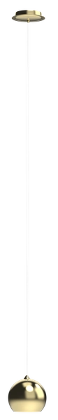 Metalowa lampa wisząca Gulia AZ4980 nowoczesna złota
