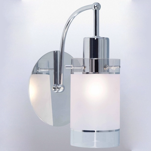 Kinkiet LAMPA łazienkowa VIGO MBM1560/1 Italux tuba OPRAWA ścienna chrom biała