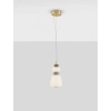 Porcelanowa lampa wisząca FELANZO LE45240 biała złota niebieska