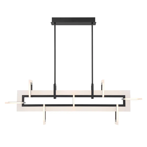 Metalowa lampa wisząca Inizio QN-INIZIO-LP-M-BK LED 86W 3000K czarny