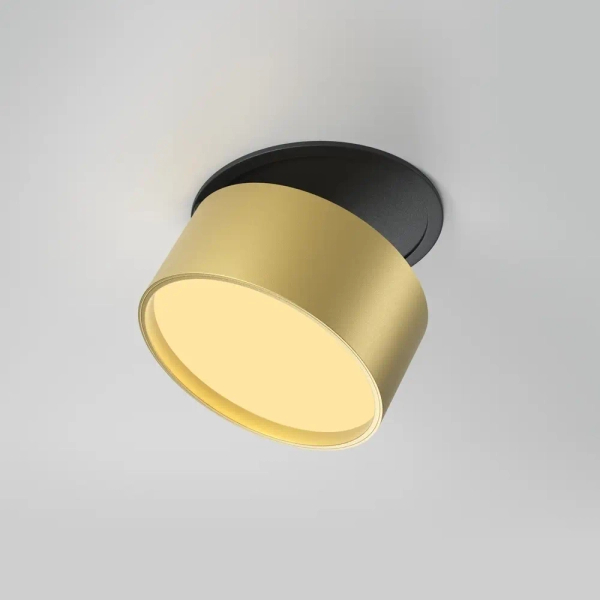 Sufitowa lampa wpustowa Onda DL024-12W-DTW-BMG LED 12W 2200-4000K złoty