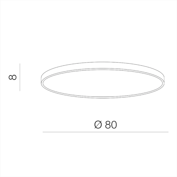 Lampa sufitowa ledowa Marcello AZ5084 80W ściemnialna biała