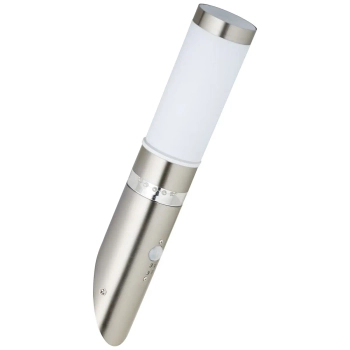 Zewnętrzny kinkiet ścienny Bole G46798/82 tubka IP44 srebrna