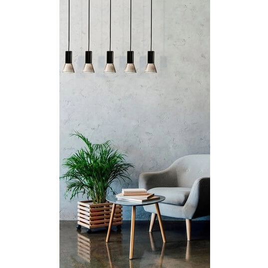 Klosz do lampy Ziko AZ3414 szklany GU10 niebieski czarny