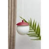 Lampa wisząca nad wyspę Kuul KLF141PS0 kulista IP44 bordowa biała