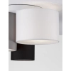 Potrójna lampa sufitowa ACALCO biała czarna LE43454 3xE27 abażurowa
