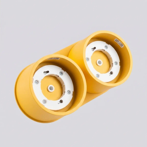 Podwójna lampa sufitowa MODO żółta SL.2475 2xGx53 metalowa tuba