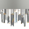 Kinkiet ścienny z kryształkami Halle HAL0939 Dar Lighting glamour szara