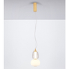 Ledowa lampa wisząca ARROYOS LE44494 18W 3000K nad stół biały złoty
