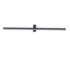 Salonowy kinkiet nad obraz Nevada LP-778/1W XXL BK LED 32W 4000K IP44 nowoczesny czarny