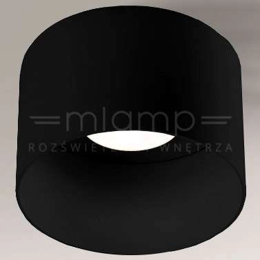 Plafon LAMPA sufitowa KONAN 1146 Shilo metalowa OPRAWA okrągła czarna