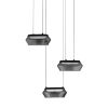 Potrójna lampa wiząca OVANIRA LE45195 LED 24W 3000K czarna