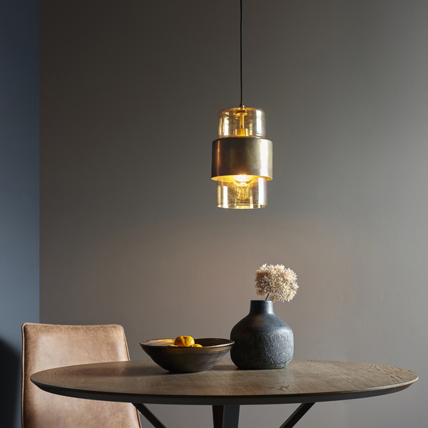 Zwisowa lampa L&-190599 Light& nad stół loftowa patyna mosiądz