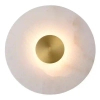 Okrągły naścienny kinkiet Dalinia WL0114 LED 8W 3000K złoty