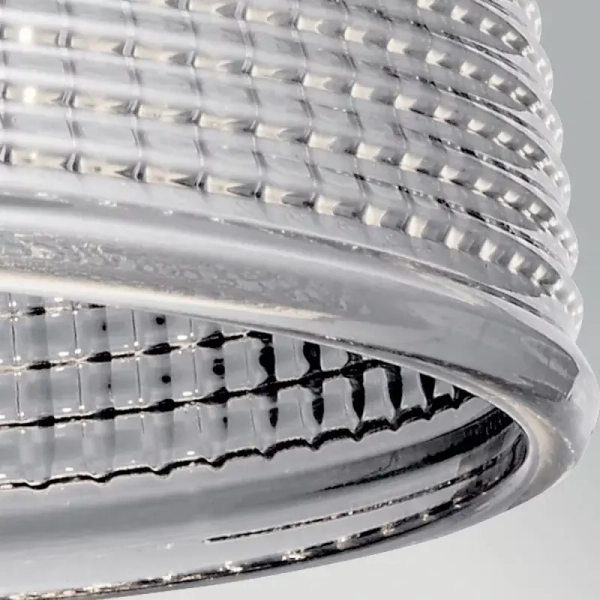 Wisząca szklana lampa Hampstead przydymiona czarna industrialna 1xE27 1-p ELS-HAMPSTEAD-P-BLK