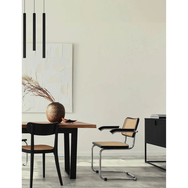 Zwisowa lampa do sypialni VERNO AZ6312 Azzardo LED 15W 3000K czarna