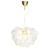 Molekułowa wisząca lampa Gross 4200440-6509 bubbles przezroczysta złota