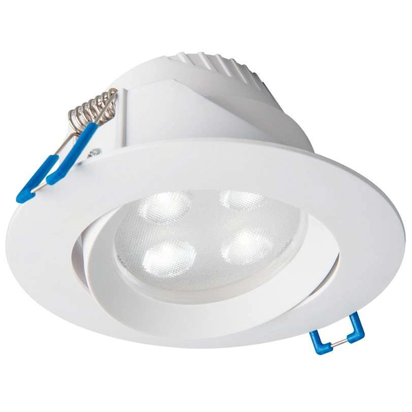 Wpust LAMPA zewnętrzna EOL 8988 Nowodvorski okrągła OPRAWA stropowa LED 5W 3000K metalowa outdoor IP44 biała