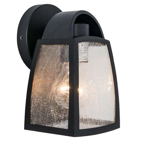 Ogrodowa LAMPA ścienna KELSEY 5273701012 Lutec elewacyjna OPRAWA metalowa outdoor IP44 czarna