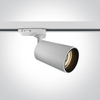 Sufitowa lampa regulowana do szyny 3-fazowej AURA 65105CT/W tuba biały