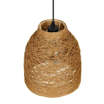 Lampa wisząca boho JOELINE R31731026 ekologiczna czarny brązowy