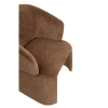 Siedzisko do nowoczesnych jadalni TOMI MM001501100364 brązowe tkanina 45cm